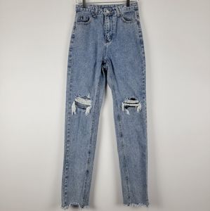 Shein Distressed Denim Jeans